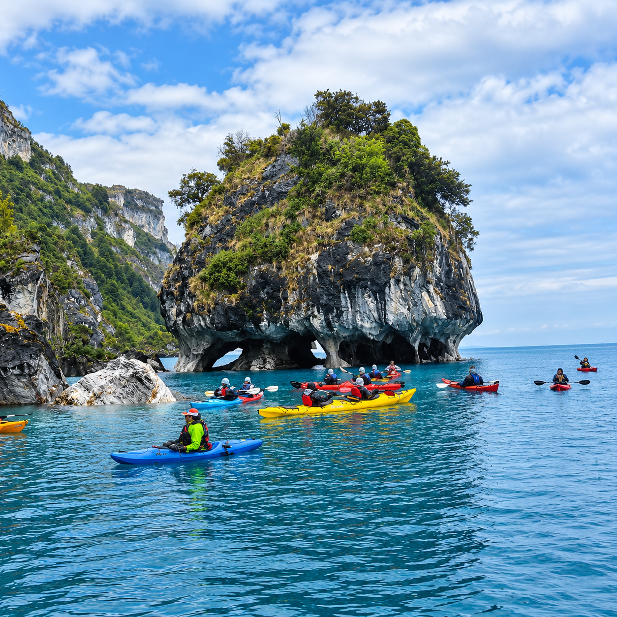 tour capilla de mármol en kayak - placer 1